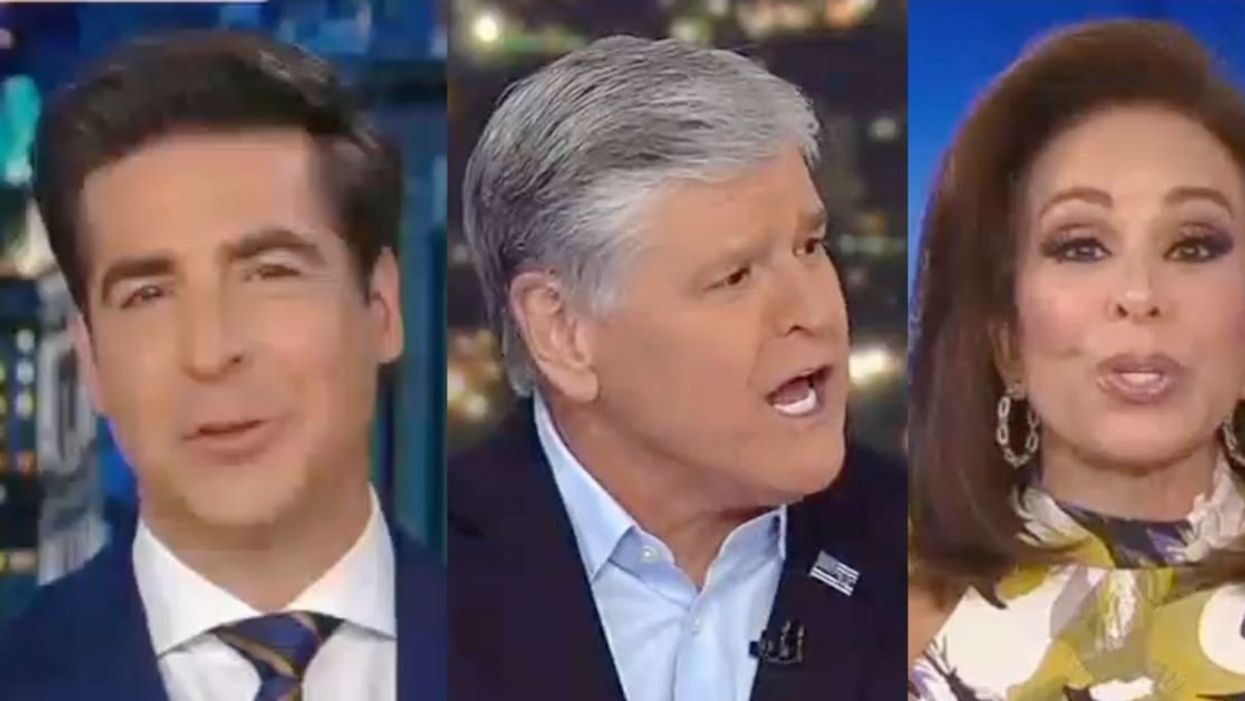 Jesse Watters; Sean Hannity; Jeanine Pirro