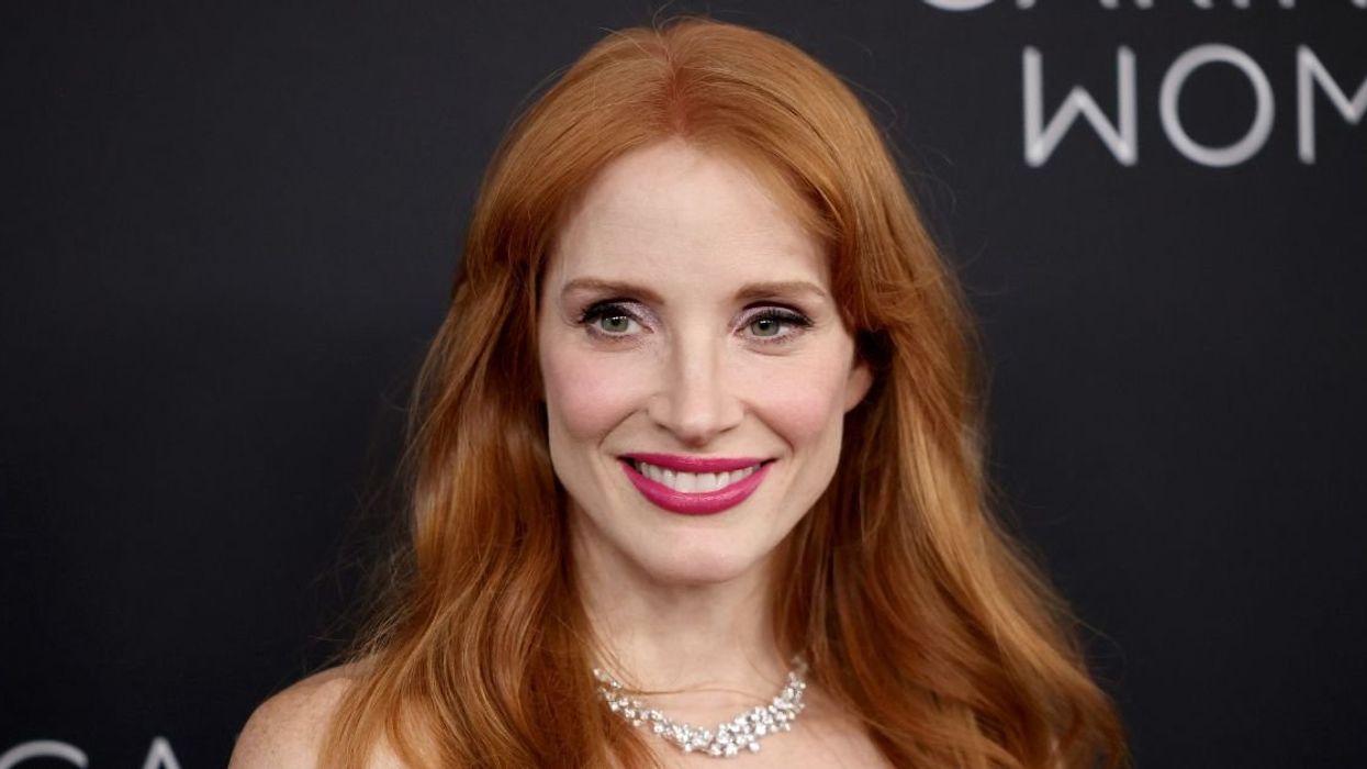 Jessica Chastain attends the Kering Foundation's Caring for Women dinner.
