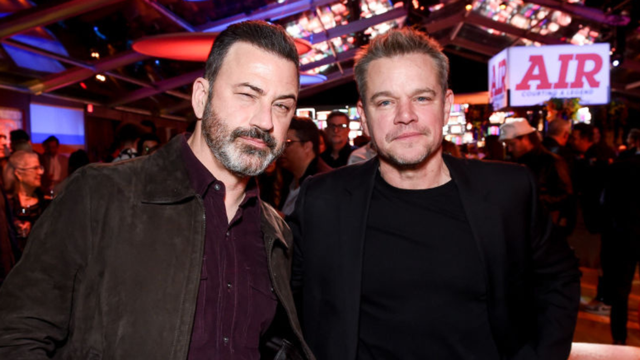 Jimmy Kimmel and Matt Damon