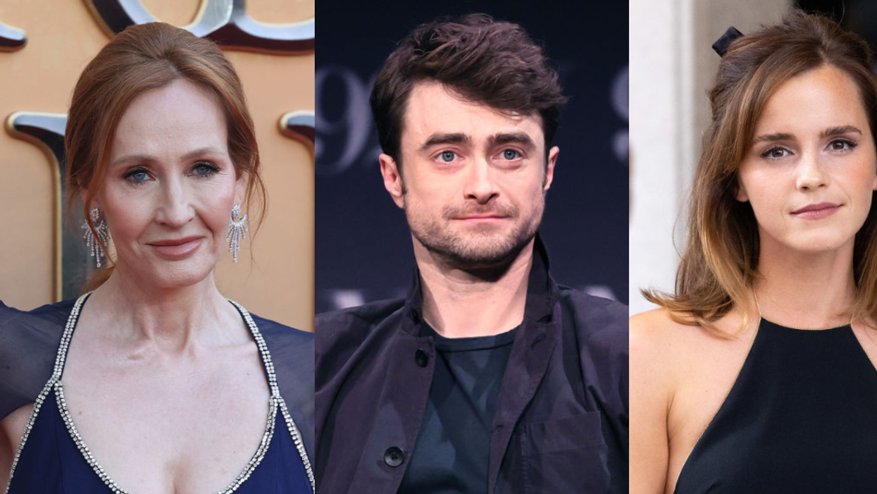 JK Rowling; Daniel Radcliffe; Emma Watson