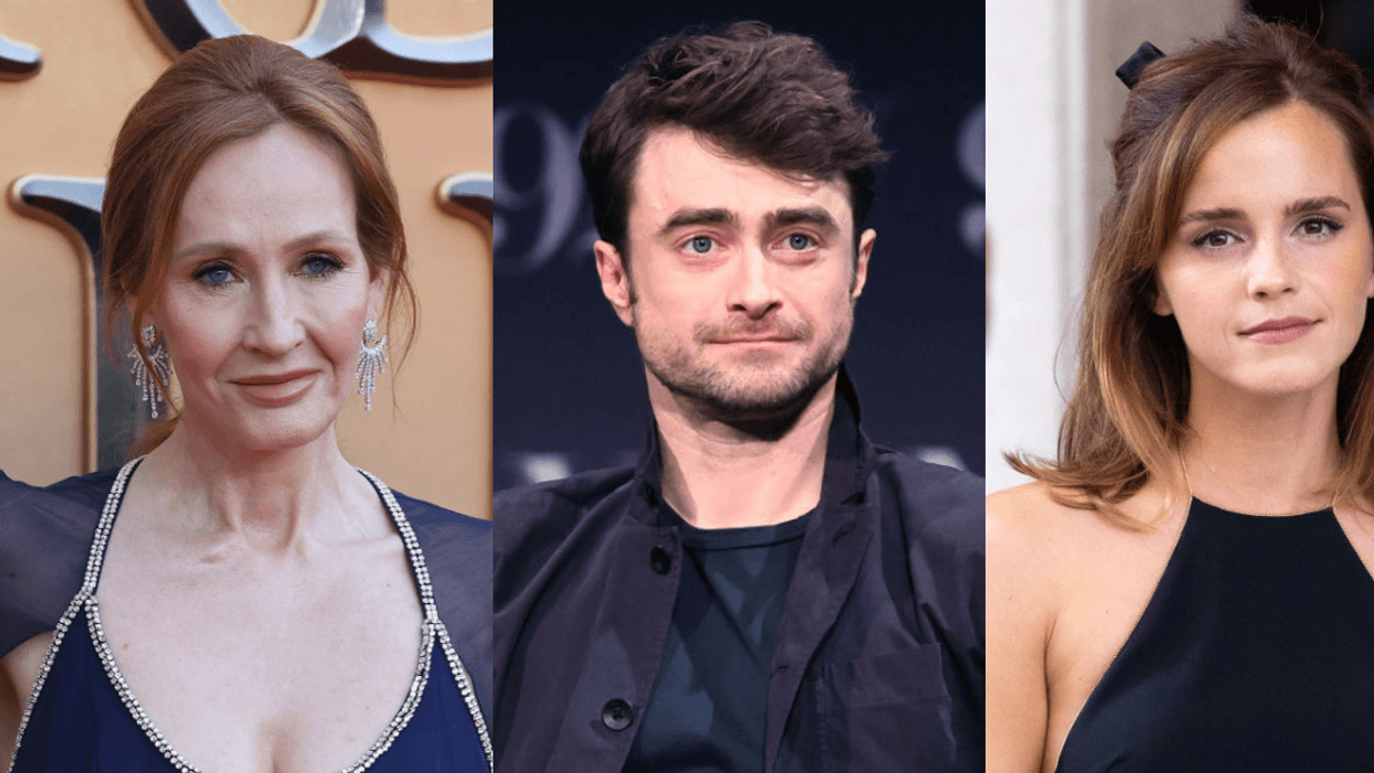 JK Rowling; Daniel Radcliffe; Emma Watson