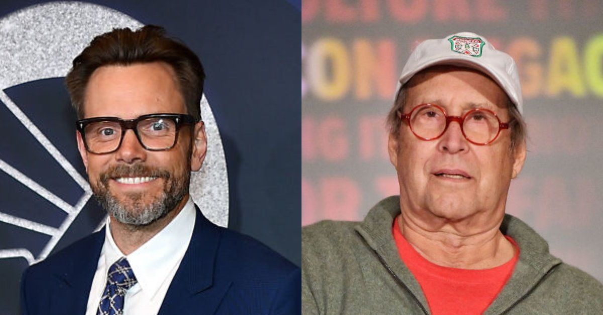 Joel McHale; Chevy Chase