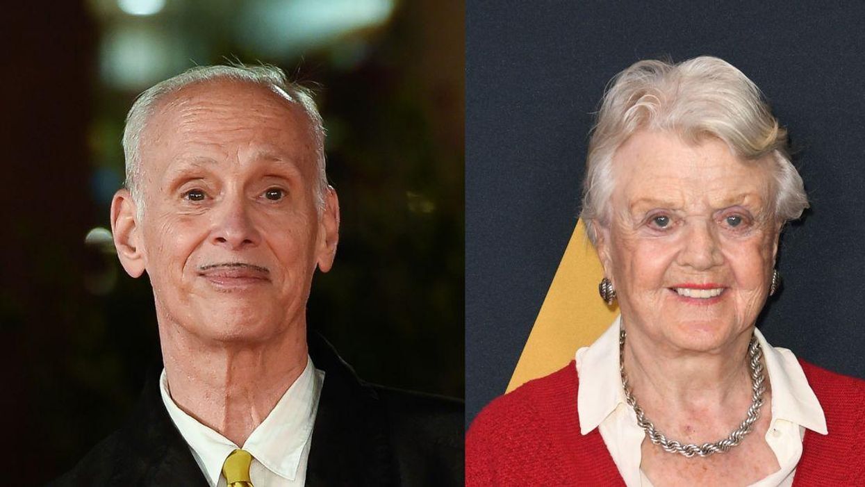 John Waters and Angela Lansbury