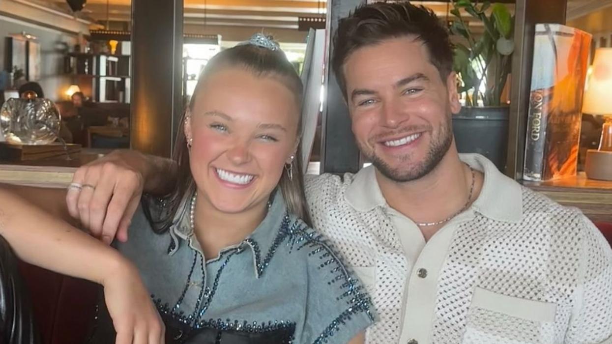 JoJo Siwa and Chris Hughes