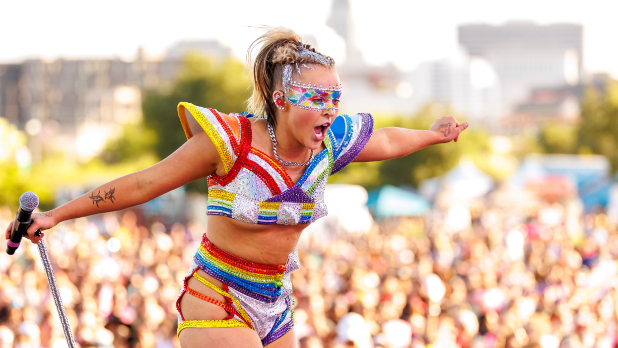JoJo Siwa at LA Pride in the Park