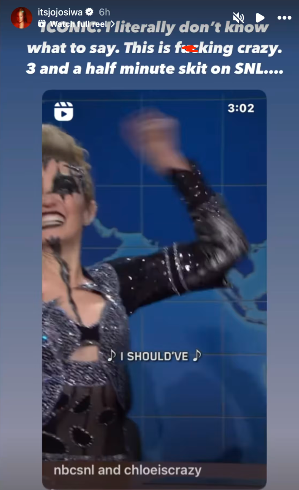 Jojo Siwa's Instagram Story