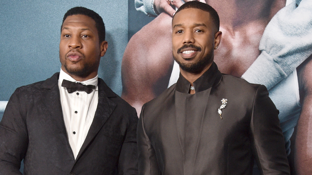 Jonathan Majors and Michael B. Jordan