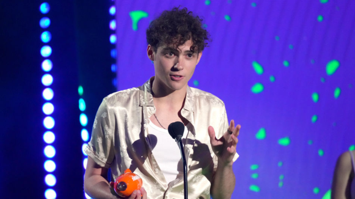 Joshua Bassett giving speech