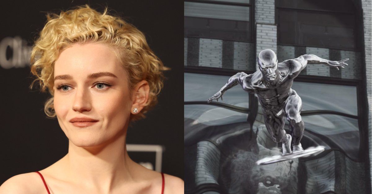Julia Garner; the Silver Surfer from 'Fantastic Four: Rise of the Silver Surfer'