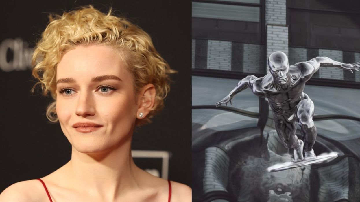 Julia Garner; the Silver Surfer from 'Fantastic Four: Rise of the Silver Surfer'