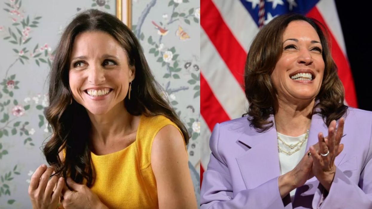 Julia Louis-Dreyfus from "Veep", Kamala Harris