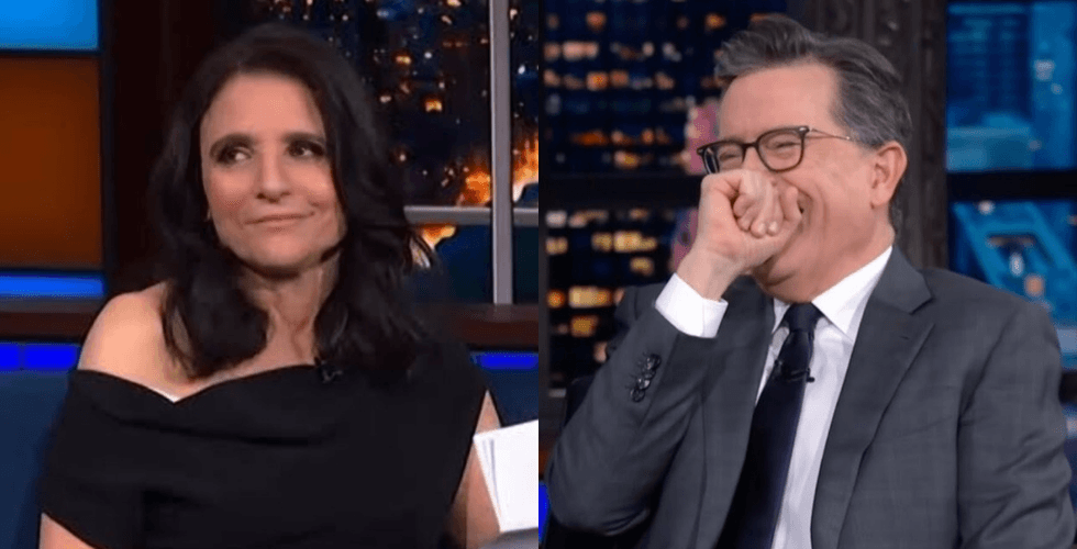 Julia Louis-Dreyfus Channeled Her 'Veep' Character To Epically Roast  Stephen Colbert In Send-Off For The Ages
