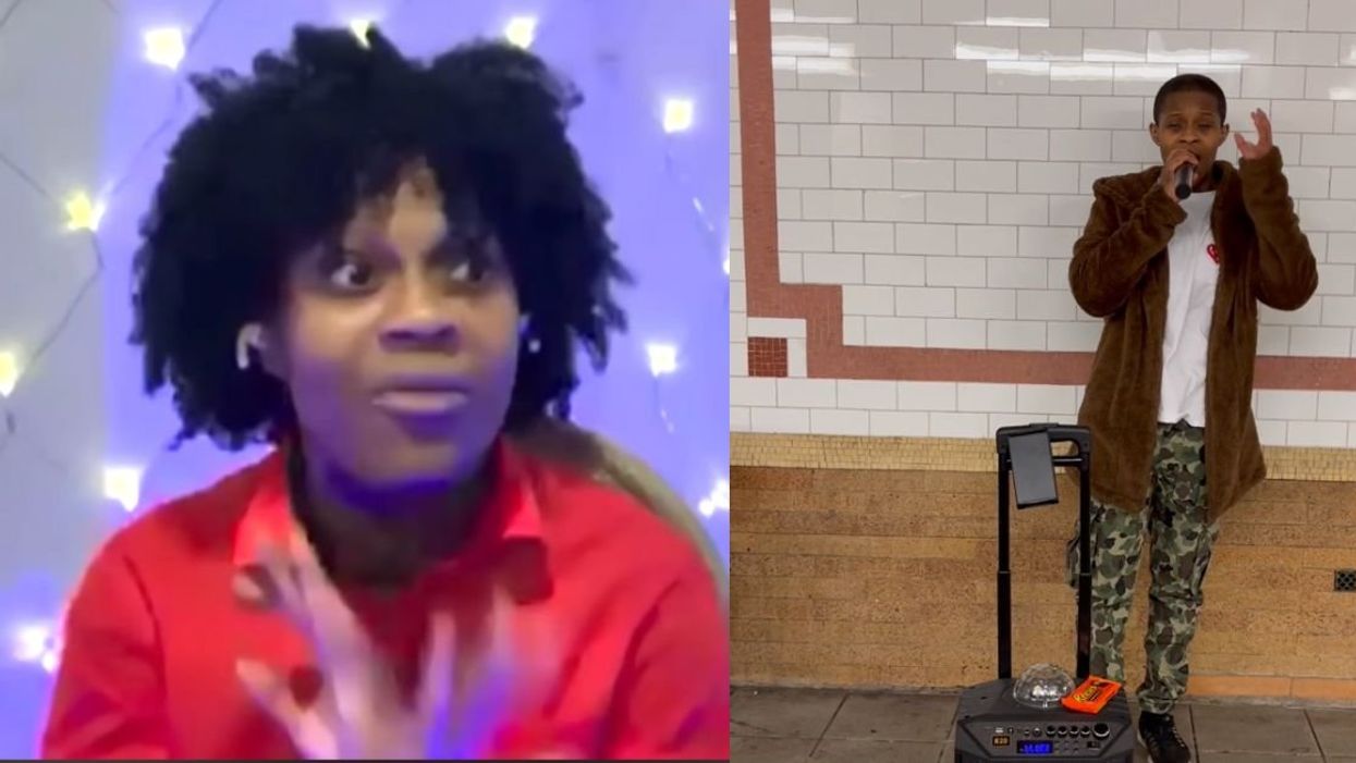 Just Sam on "American Idol"; Just Sam busking