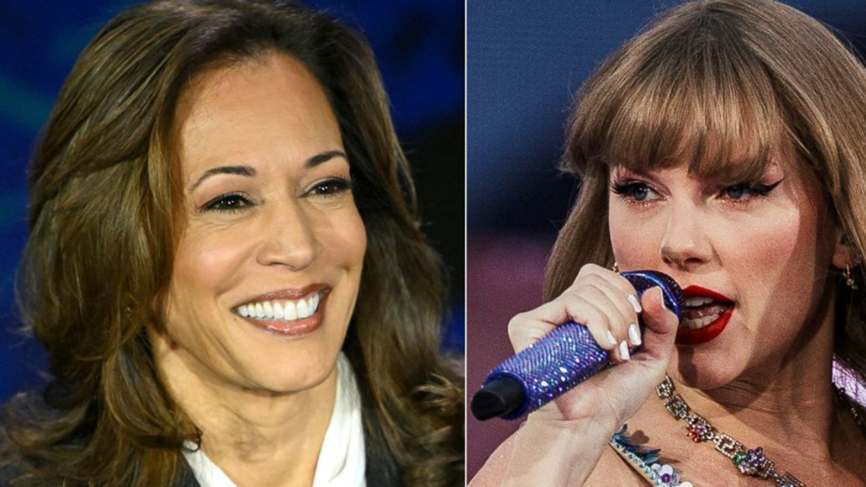 Kamala Harris and Taylor Swift