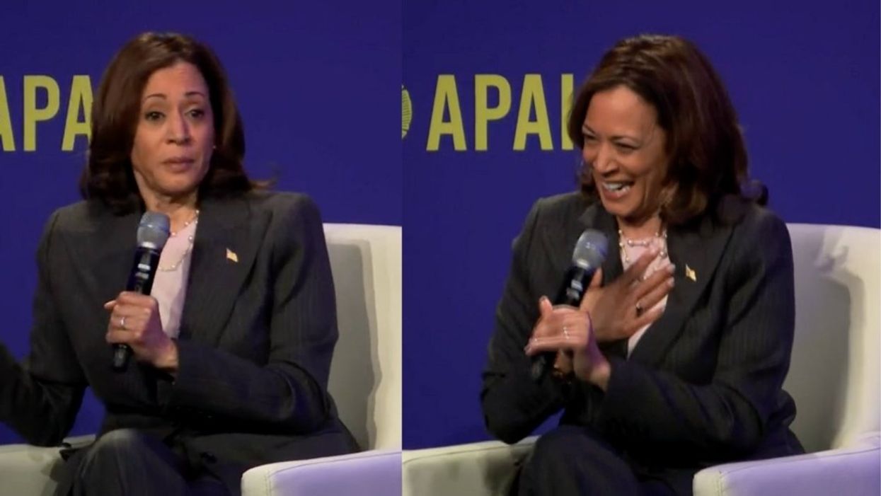 Kamala Harris speaking at Asian Pacific American Institute for Congressional Studies annual legislative summit in Washington, DC