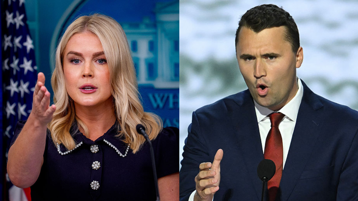 Karoline Leavitt; Charlie Kirk
