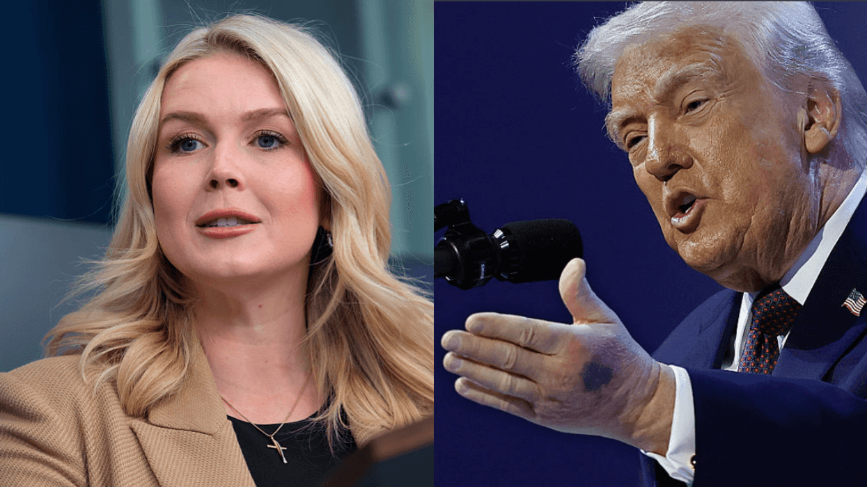 Karoline Leavitt; Donald Trump