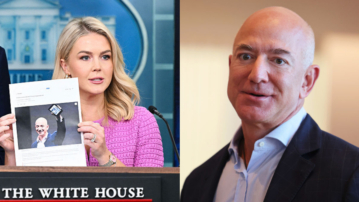 Karoline Leavitt; Jeff Bezos