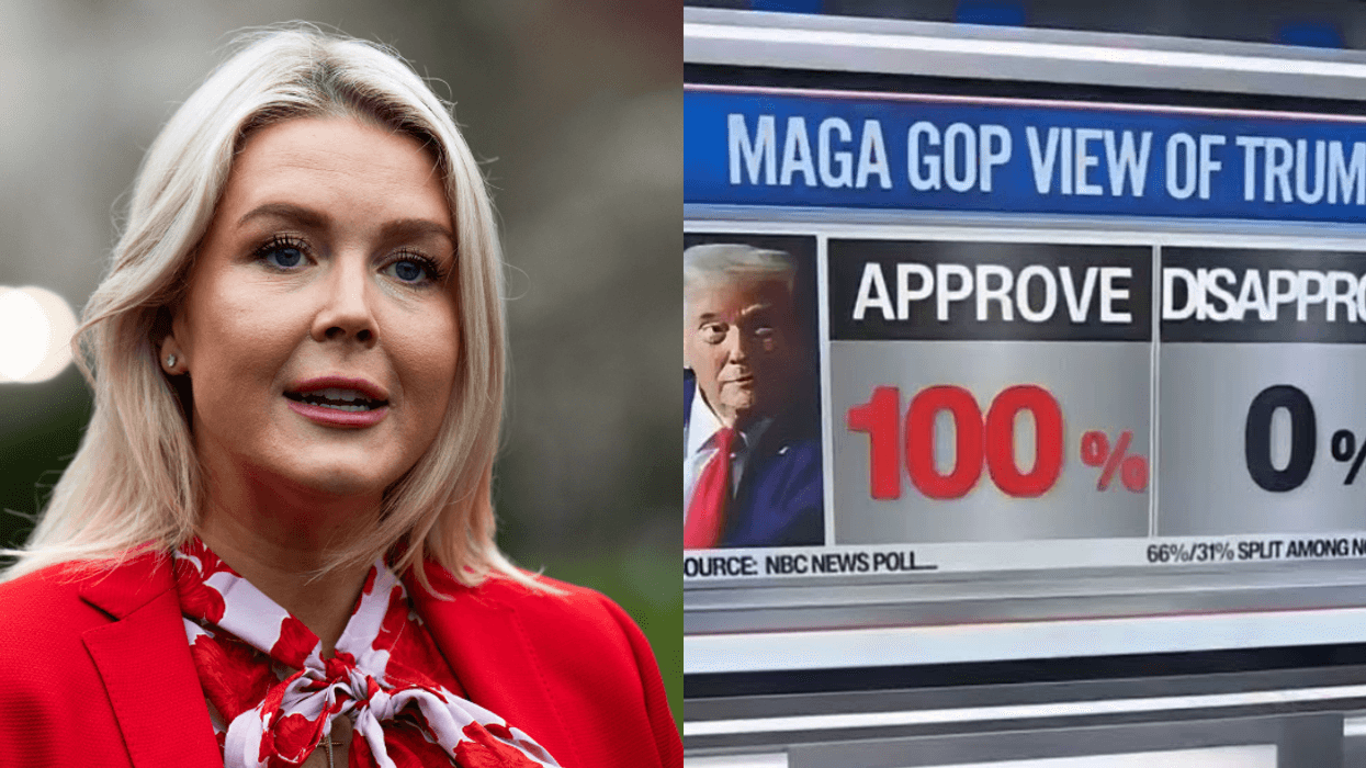 Karoline Leavitt; screenshot of CNN broadcast