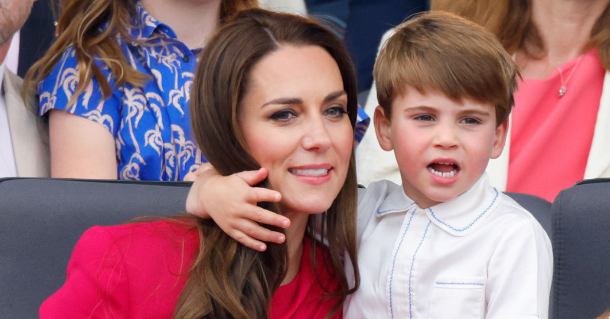 Kate Middleton and Prince Louis