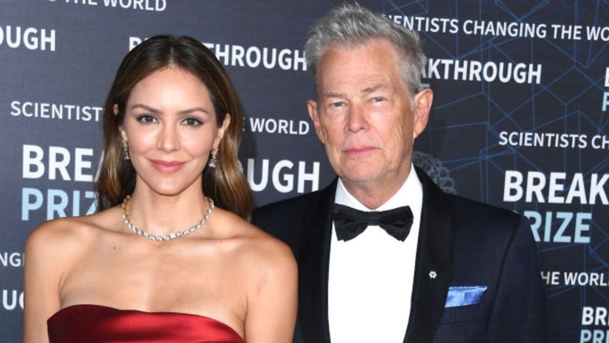 Katharine McPhee and David Foster