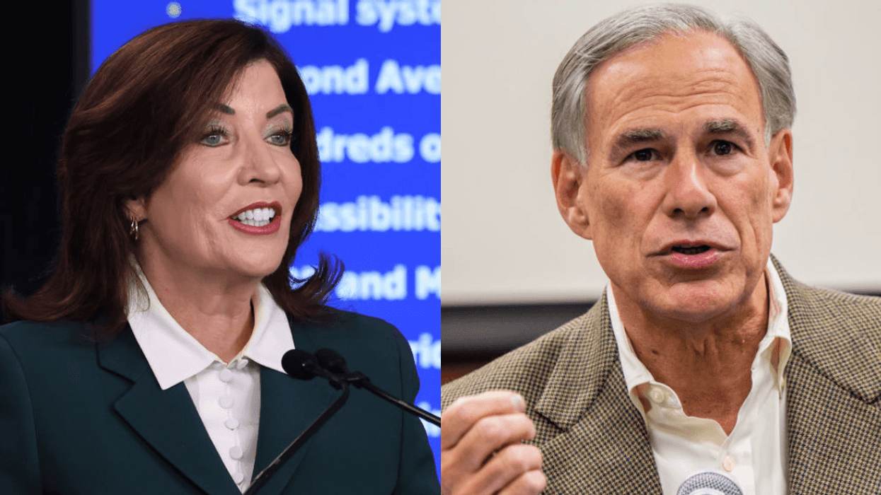 Kathy Hochul; Greg Abbott