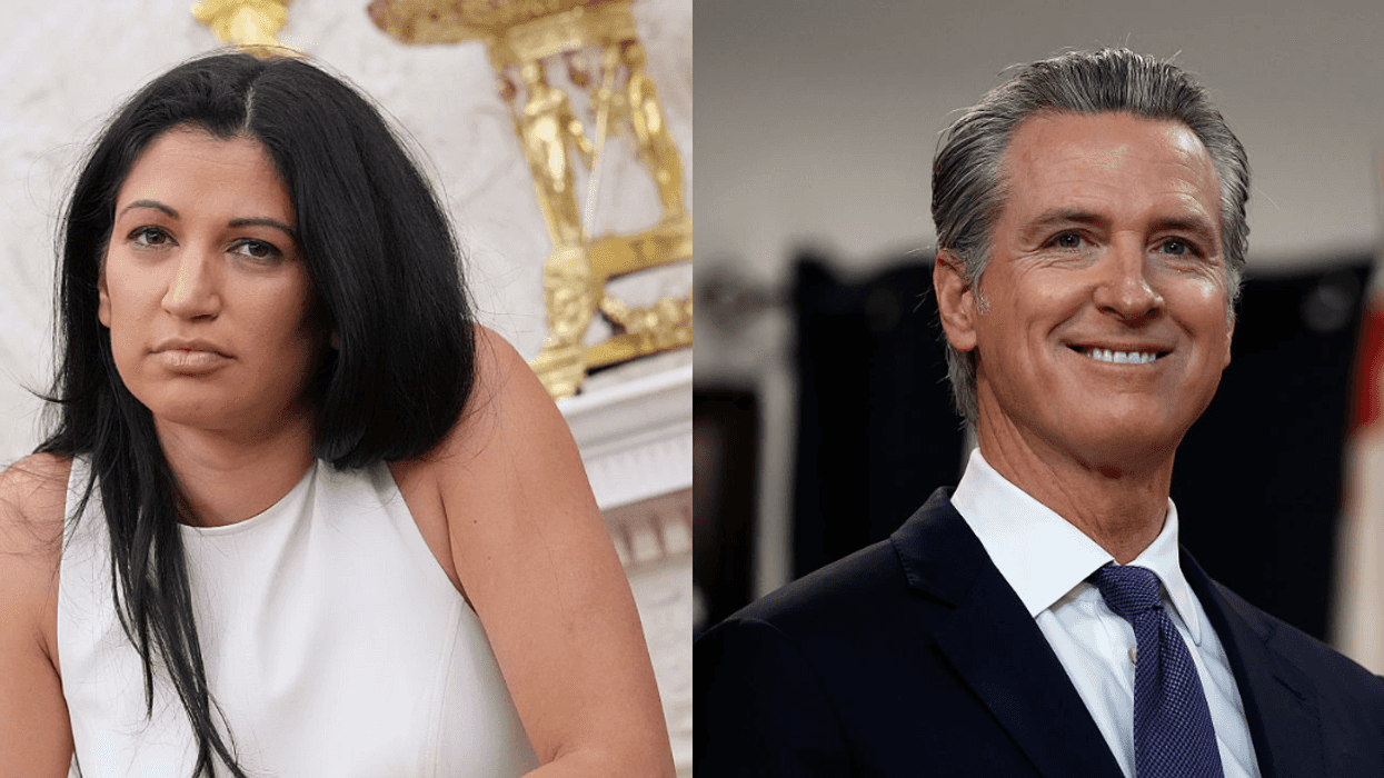 Katie Miller; Gavin Newsom