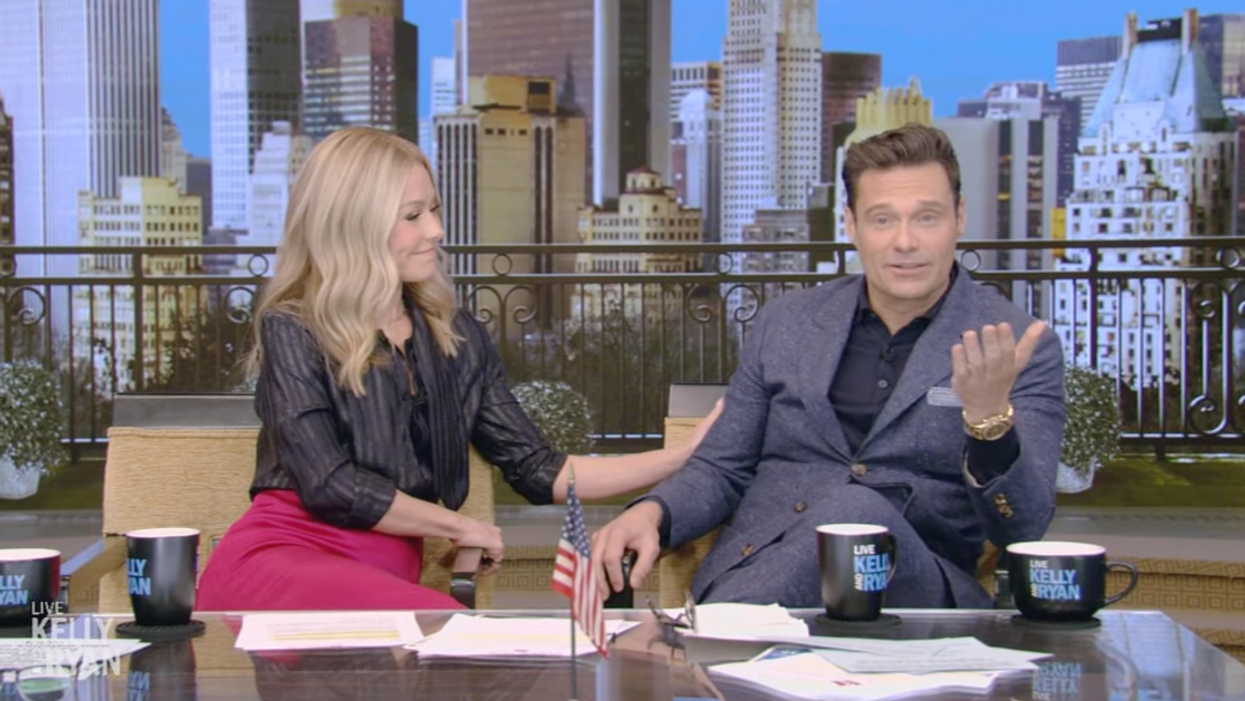 Kelly Ripa and Ryan Seacrest