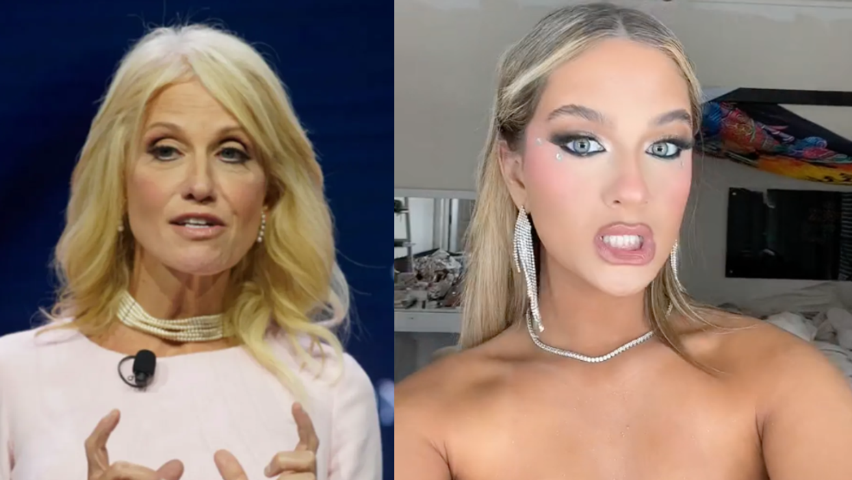 Kellyanne Conway; Screenshot of Claudia Conway