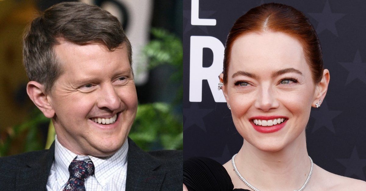 Ken Jennings Responds To Emma Stone's 'Jeopardy!' Request Comic Sands