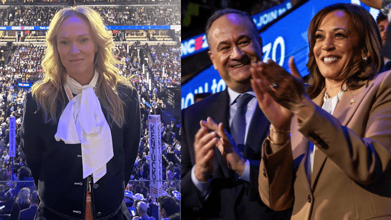 Kerstin Emhoff; Doug and Kamala Harris