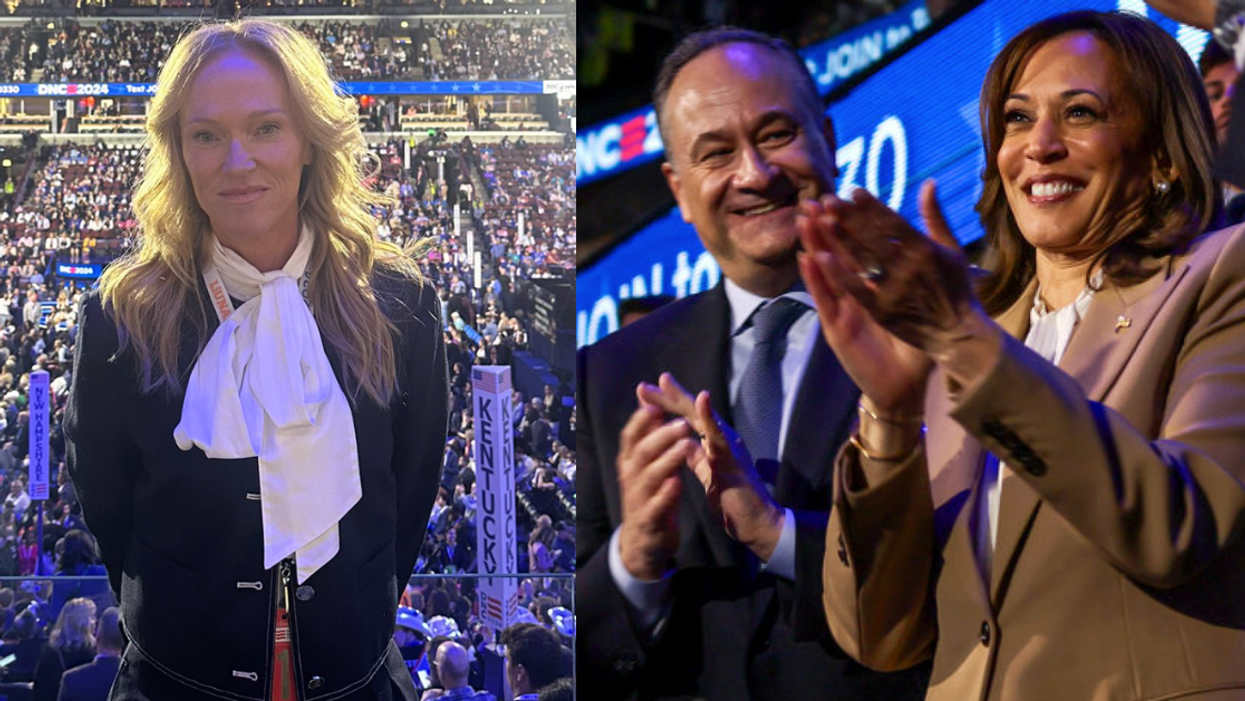 Kerstin Emhoff; Doug and Kamala Harris