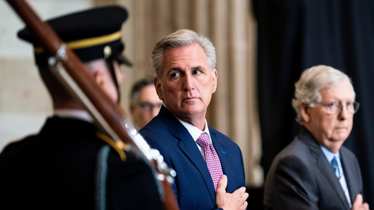 Kevin McCarthy and Mitch McConnell