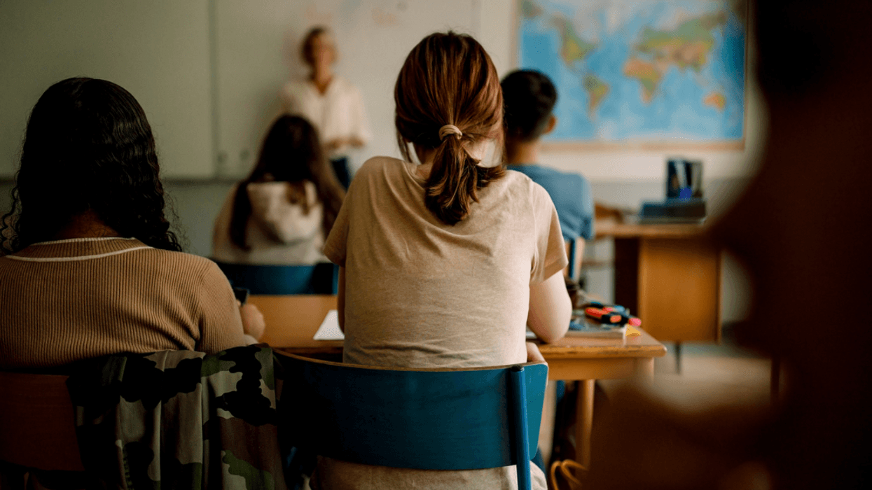 Kids in a classroom