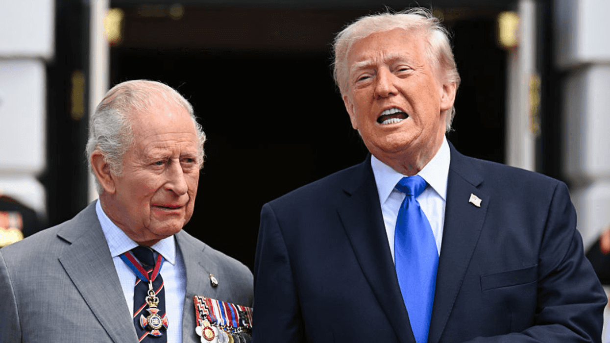 King Charles and Donald Trump