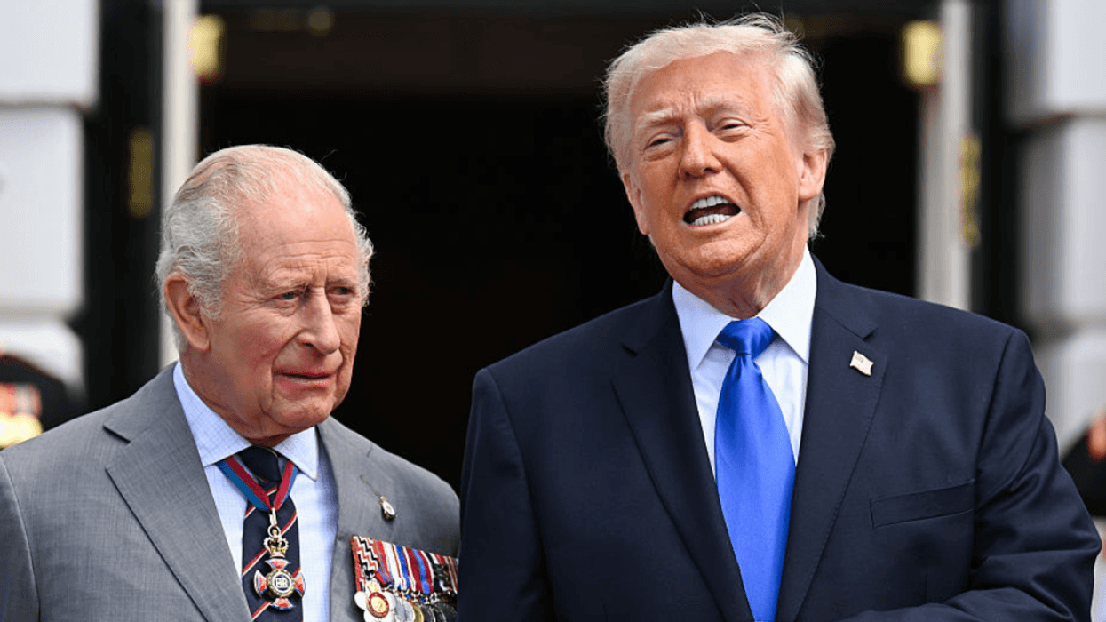 King Charles and Donald Trump