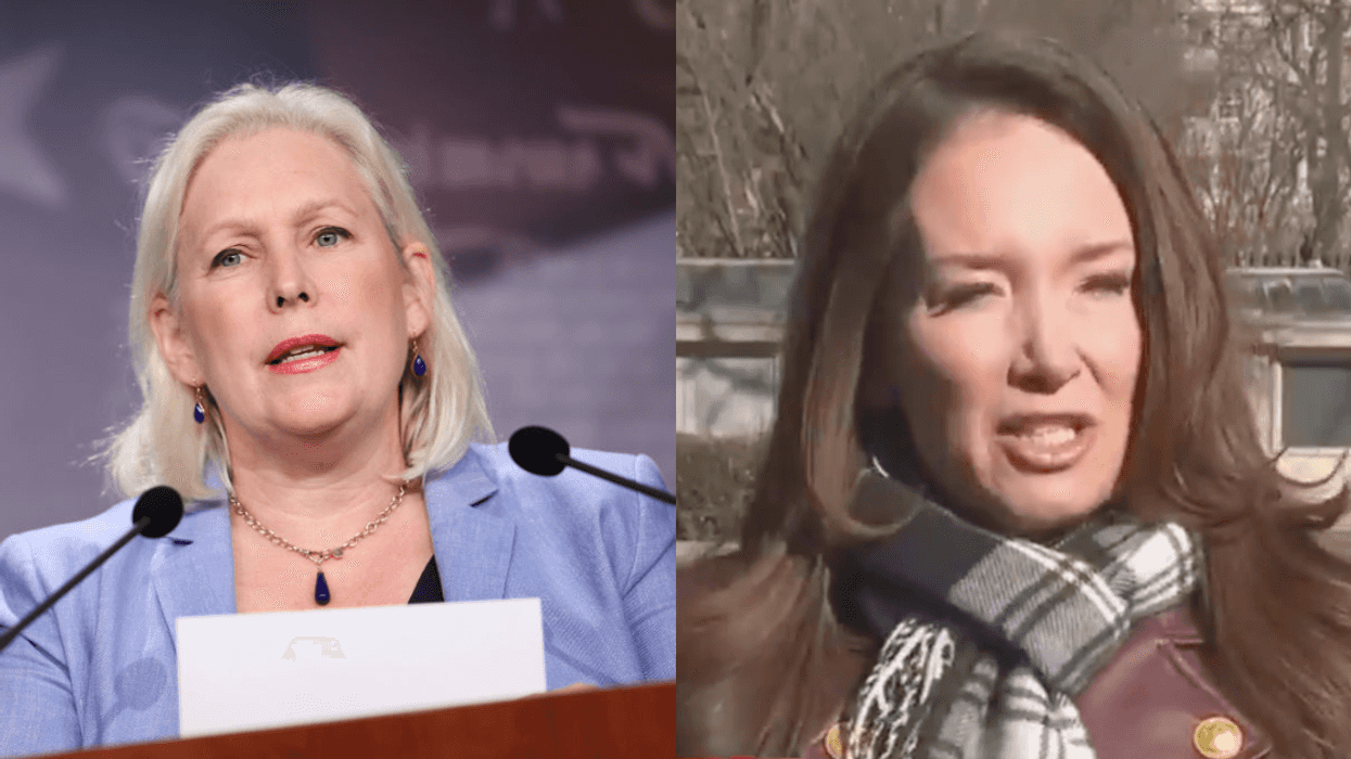 Kirsten Gillibrand; Screenshot of Brooke Rollins