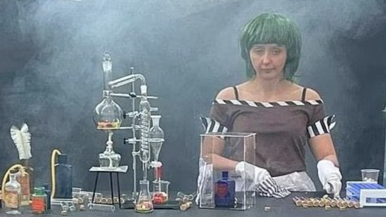 Kirsty Paterson as an Oompa Loompa