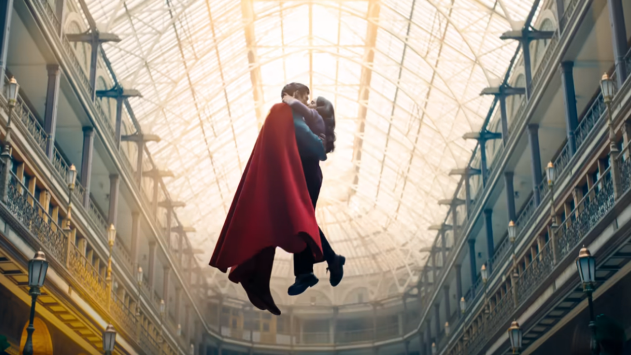 Kissing scene in 'Superman'