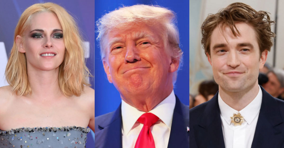 Kristen Stewart; Donald Trump; Robert Pattinson