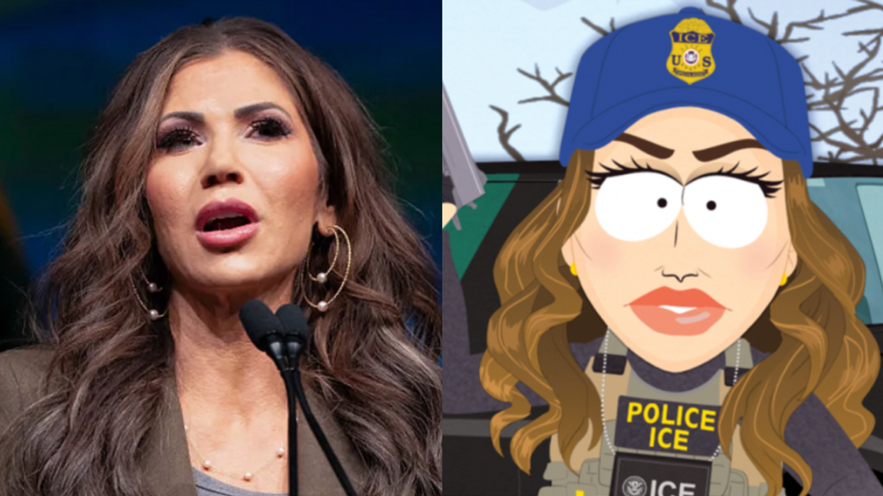 Kristi Noem; Screenshot of Kristi Noem on "South Park"