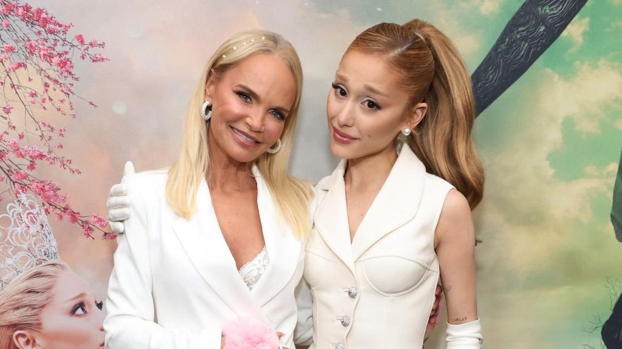 Kristin Chenoweth and Ariana Grande