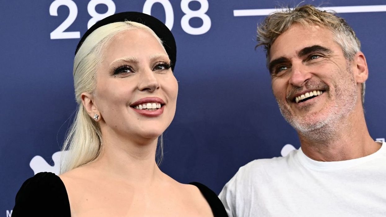 Lady Gaga with Joaquin Phoenix
