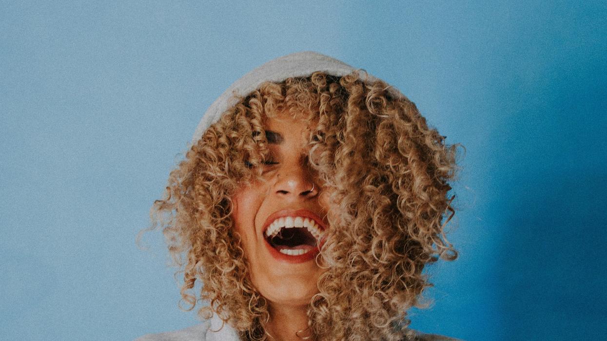 Laughing woman