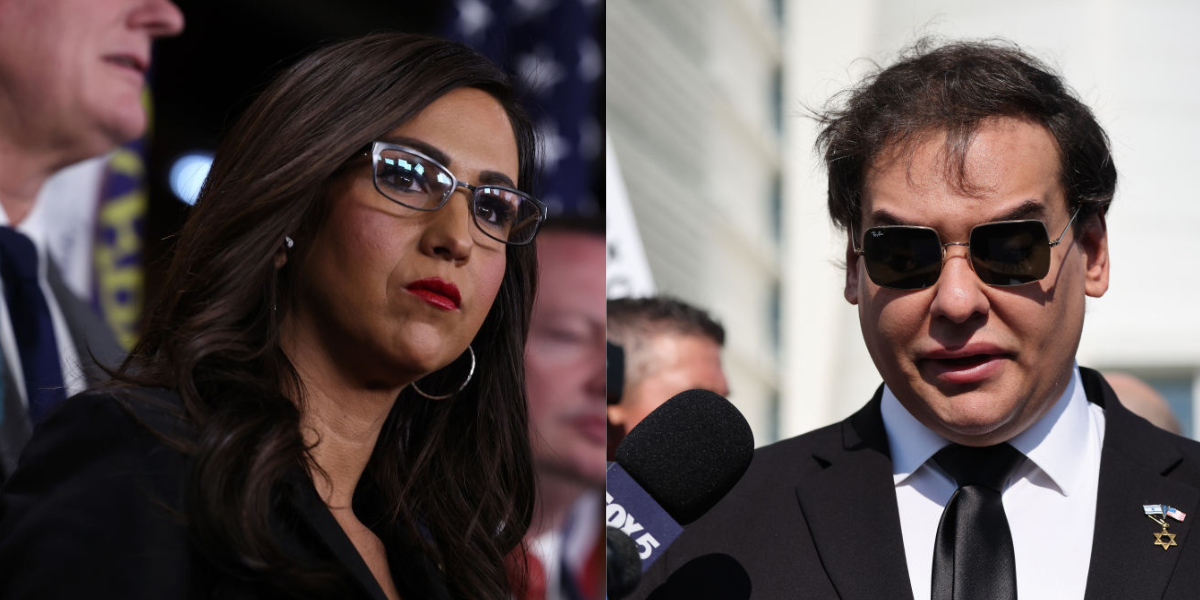 Viral Video Of Lauren Boebert Arguing With Bouncer At George Santos' Holiday Party Is All Kinds Of Cringe