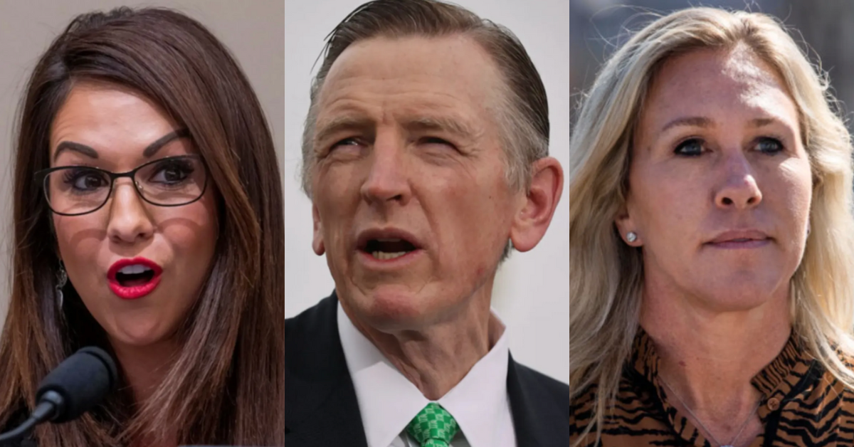 Lauren Boebert; Paul Gosar; Marjorie Taylor Greene