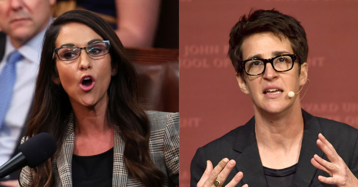 Lauren Boebert; Rachel Maddow