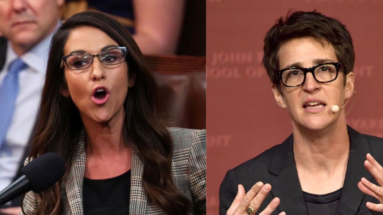 Lauren Boebert; Rachel Maddow
