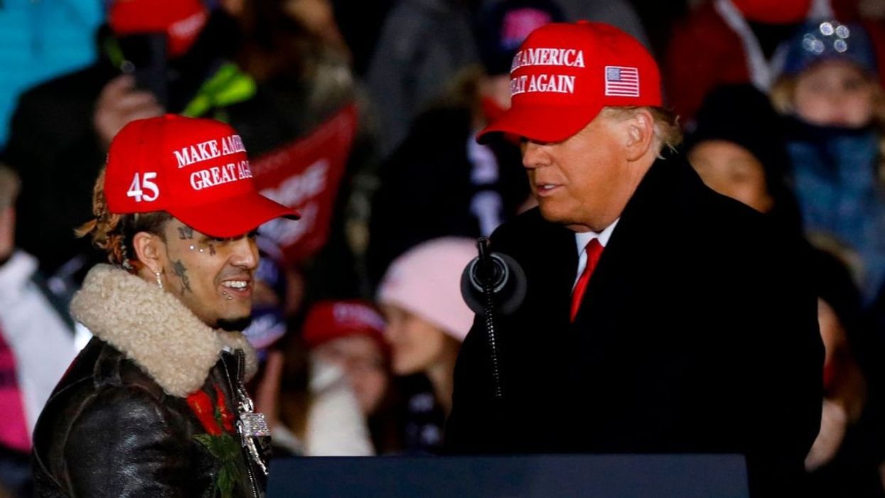 Lil Pump and Donald Trump