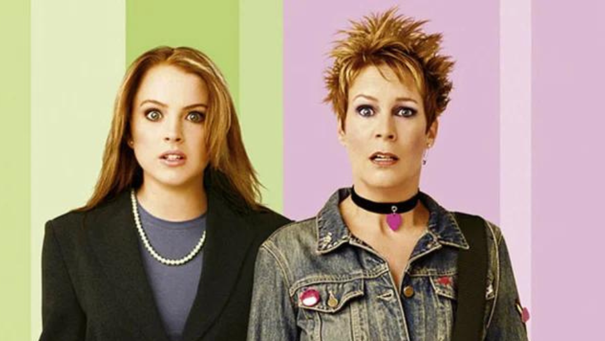 Lindsay Lohan and Jamie Lee Curtis from Freaky Friday